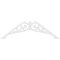 Ekena Millwork Pitch Carrillo Architectural Grade PVC Gable Pediment, 72"W x 27"H x 1"P (9/12) GPP072X027X100CRL - alternate 4